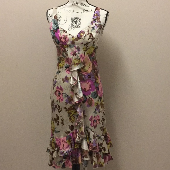 Nicole Miller Dresses & Skirts - Nicole Miller Collection silk flowered dress